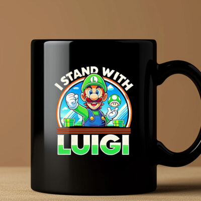 Free Luigi I stand with Luigi Mug Coffee