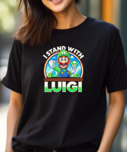 Free Luigi I stand with Luigi T-shirts