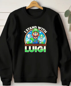 Free Luigi I stand with Luigi T-shirts