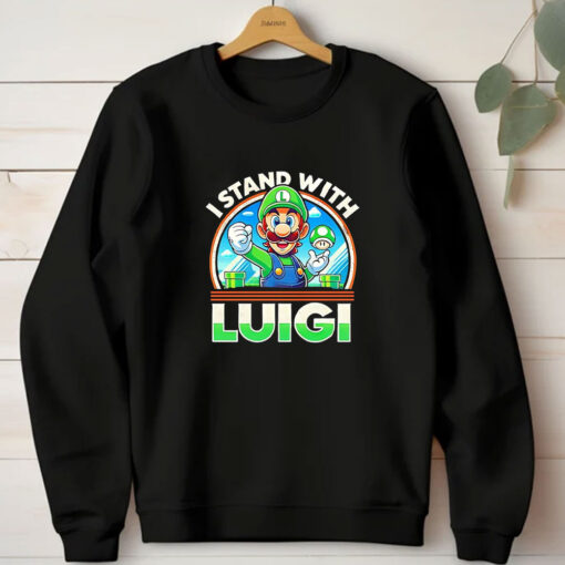 Free Luigi I stand with Luigi T-shirts