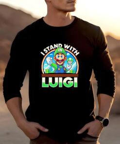 Free Luigi I stand with Luigi T-shirts