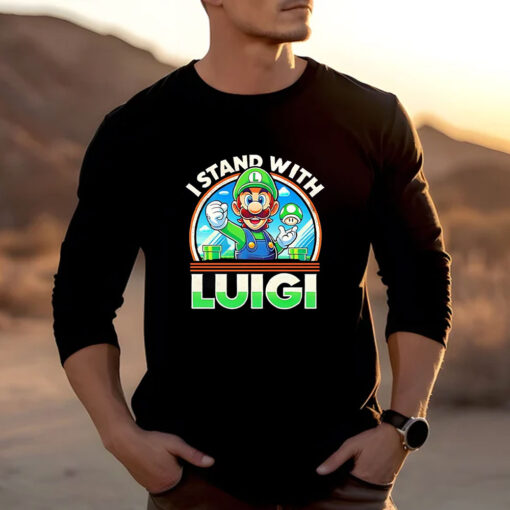 Free Luigi I stand with Luigi T-shirts