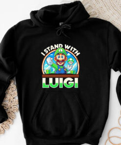 Free Luigi I stand with Luigi T-shirts