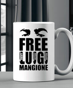 Free Luigi Mangione Deny Defend Depose ‬Mug Coffee