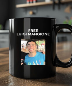 Free Luigi Mangione Face Mug2