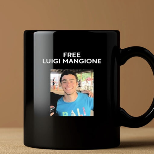 Free Luigi Mangione Face Mug33