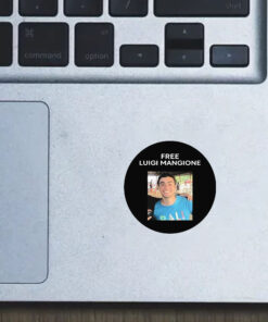 Free Luigi Mangione Face Sticker3