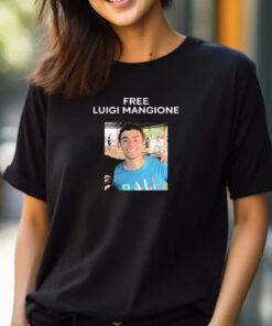 Free Luigi Mangione Face T-shirt