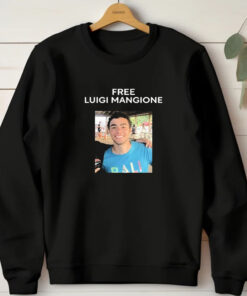 Free Luigi Mangione Face T-shirt1