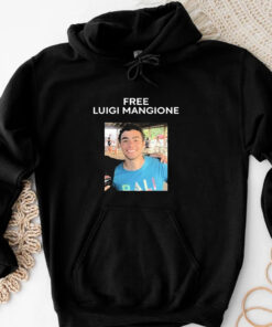 Free Luigi Mangione Face T-shirt3