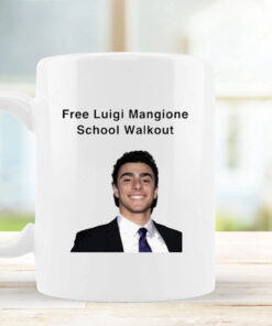 Free Luigi Mangione School Walkout Mug