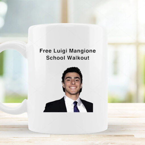 Free Luigi Mangione School Walkout Mug