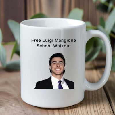 Free Luigi Mangione School Walkout Mug1