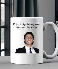 Free Luigi Mangione School Walkout Mug2