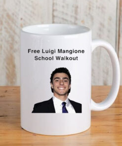 Free Luigi Mangione School Walkout Mug3