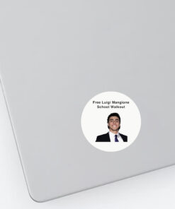 Free Luigi Mangione School Walkout Sticker