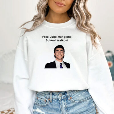 Free Luigi Mangione School Walkout T-Shirts 2024