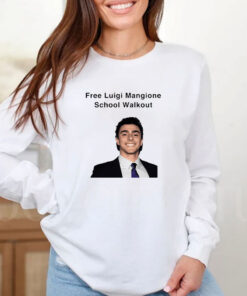 Free Luigi Mangione School Walkout T-Shirts 2024