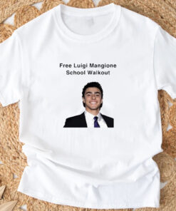 Free Luigi Mangione School Walkout T-shirtv3