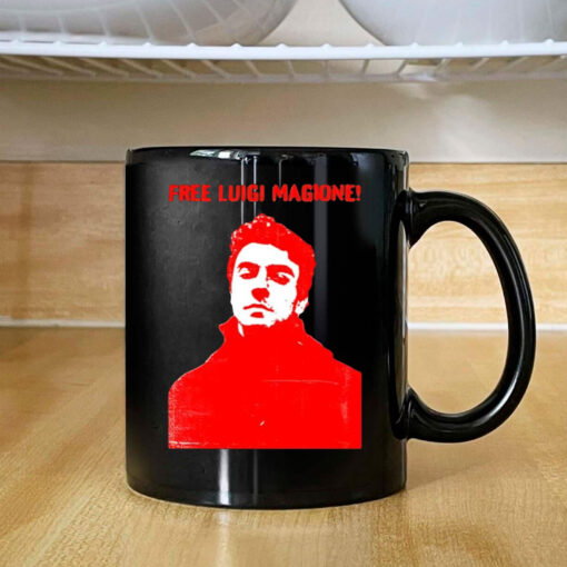 Free Luigi Mangione red Mug Coffee