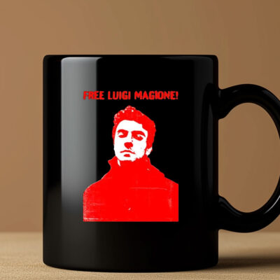 Free Luigi Mangione red Mug Coffee