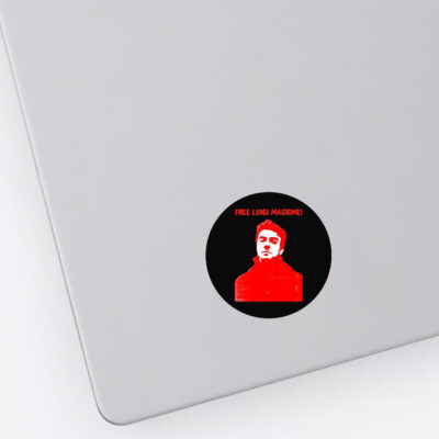 Free Luigi Mangione red Stickers