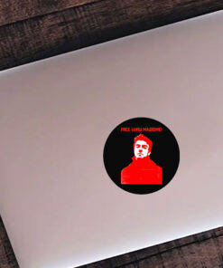 Free Luigi Mangione red Stickers