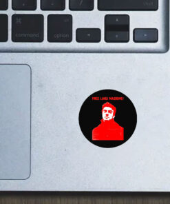 Free Luigi Mangione red StickersFree Luigi Mangione red Stickers