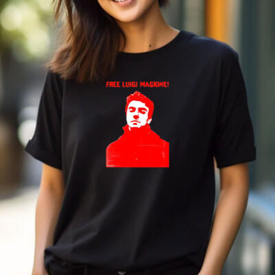 Free Luigi Mangione red T-shirts