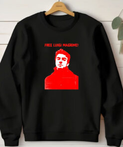 Free Luigi Mangione red T-shirts