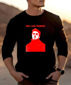 Free Luigi Mangione red T-shirts