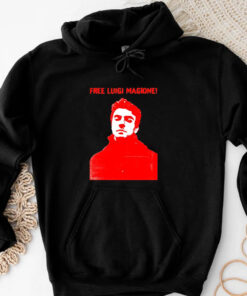 Free Luigi Mangione red T-shirts