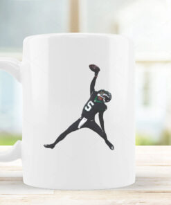 Garrett Wilson TD catch Jump Man Mug 2024