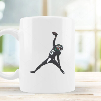 Garrett Wilson TD catch Jump Man Mug 2024