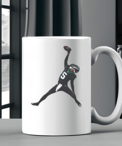 Garrett Wilson TD catch Jump Man Mug 20242