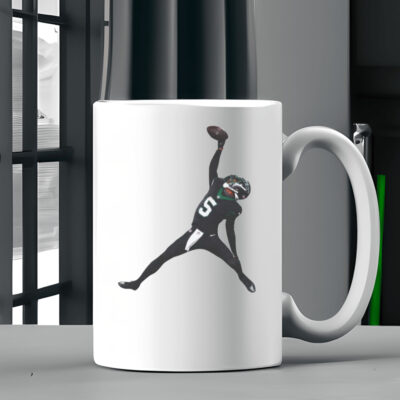 Garrett Wilson TD catch Jump Man Mug 20242