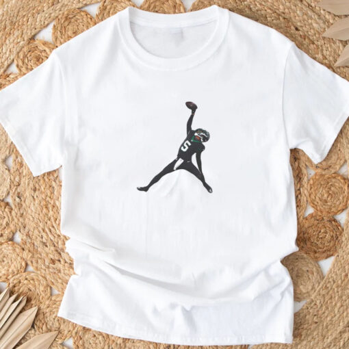 Garrett Wilson TD catch Jump Man T-Shirt 20243