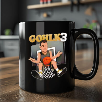 Gohlk3 Jack Gohlke Oakland Golden Grizzlies Mug 20242