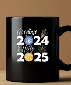 Goodbye 2024 Hello 2025 Mug Coffee