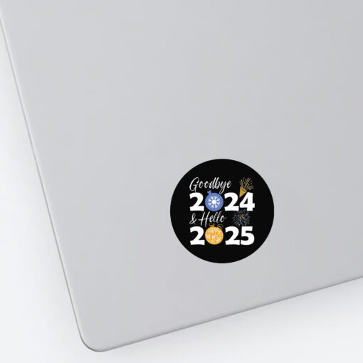 Goodbye 2024 Hello 2025 Stickers