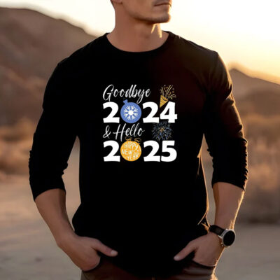 Goodbye 2024 Hello 2025 T-Shirts