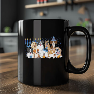 Hanukkah Dogs Mug Coffee