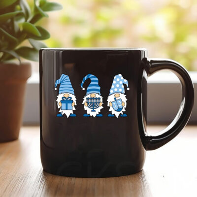 Happy Hanukkah Mug Coffee , Gnome Hanukkah