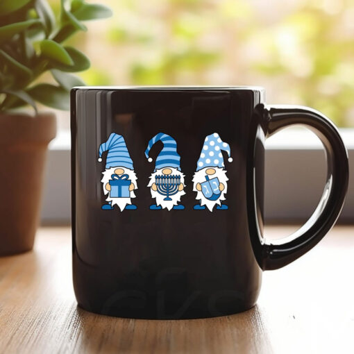 Happy Hanukkah Mug Coffee , Gnome Hanukkah