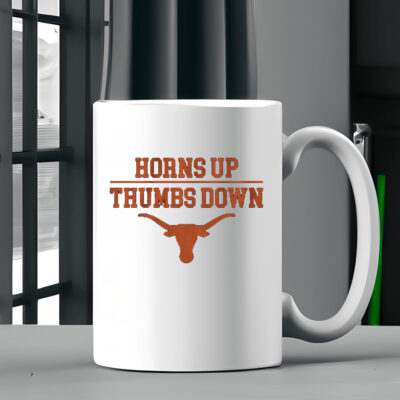 Horns Up Thumbs Down Mug 20242