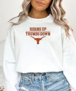 Horns Up Thumbs Down T-Shirt 20241