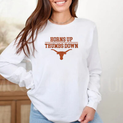 Horns Up Thumbs Down T-Shirt 20242