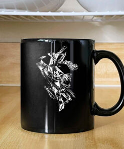 Hugo Men Black Regular Fit Abstract Print Mug 2024