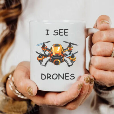 I See Drones Mug Coffee