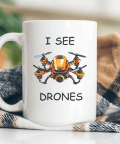 I See Drones Mug Coffee